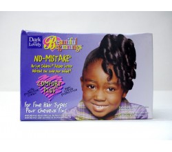 Dark and Lovely Beautiful Beginnings No-Mistake No-Lye Children's Relaxer System For Fine Hair Types. 
