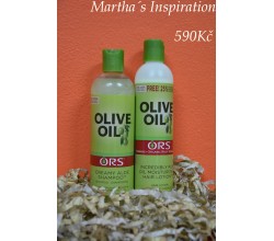 ORS Olive Oil Creamy Aloe Shampoo and Incredibly Rich Moisturizing Hair Lotion