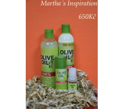 ORS Olive Oil Creamy Aloe Shampoo, Incredibly Rich Moisturizing Hair Lotion and Olive Oil Nourishing Sheen Spray