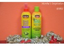 African Pride Olive Miracle Braid sheen spray and Moisturizer lotion
